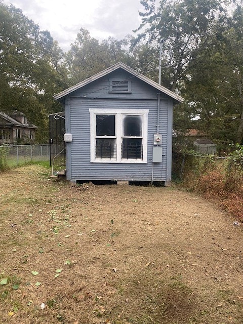 view of outdoor structure