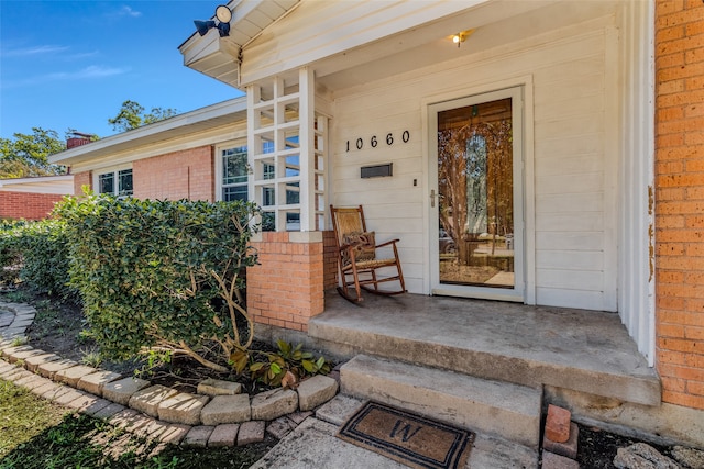 view of property entrance