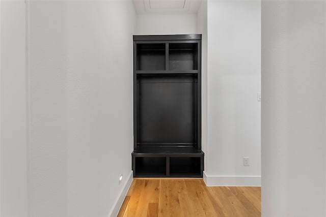 interior space featuring wood-type flooring