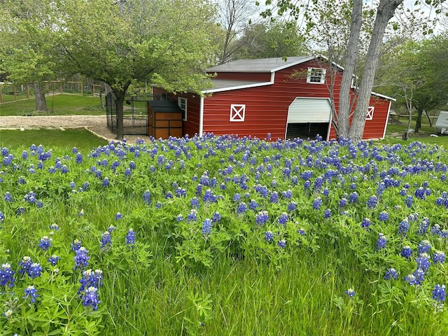 view of outdoor structure