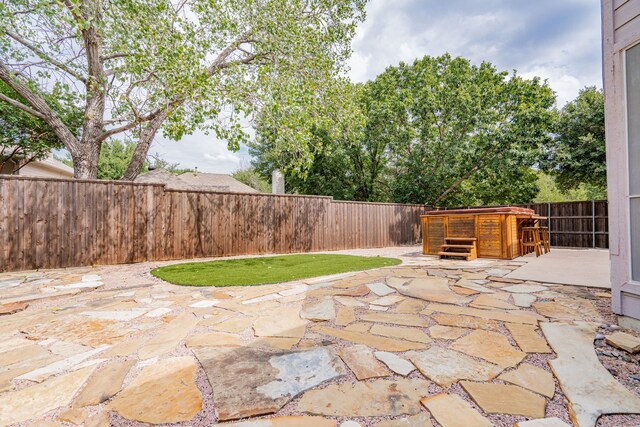 300 Turtle Ct, Mckinney, TX 75072 - view of patio / terrace with a fenced backyard