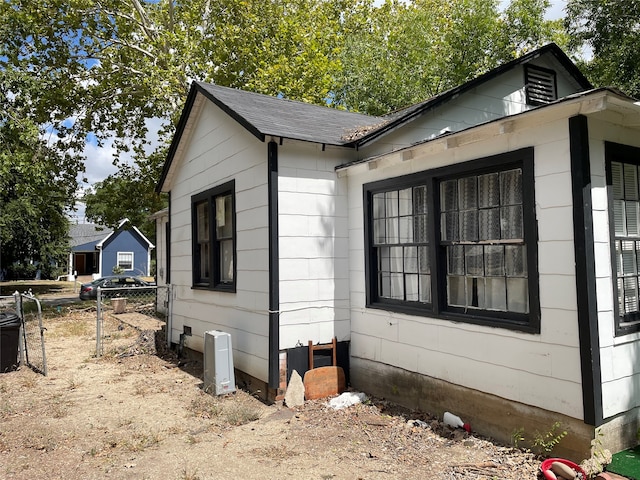 view of side of home