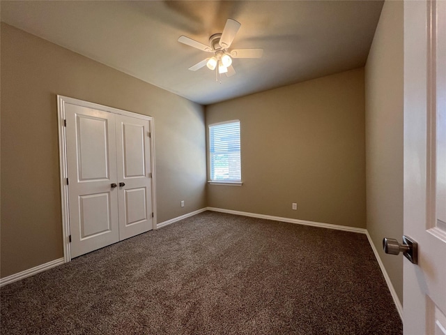 100 Levi Dr, Cleburne, TX 76031 - unfurnished bedroom featuring carpet, baseboards, and ceiling fan