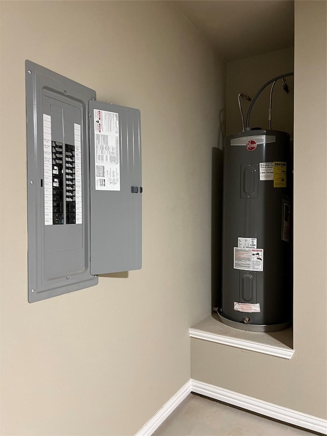 100 Levi Dr, Cleburne, TX 76031 - utilities with water heater and electric panel