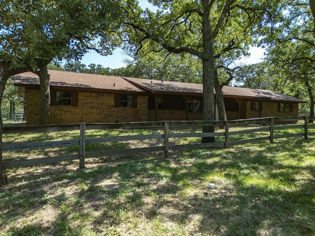 view of back of property