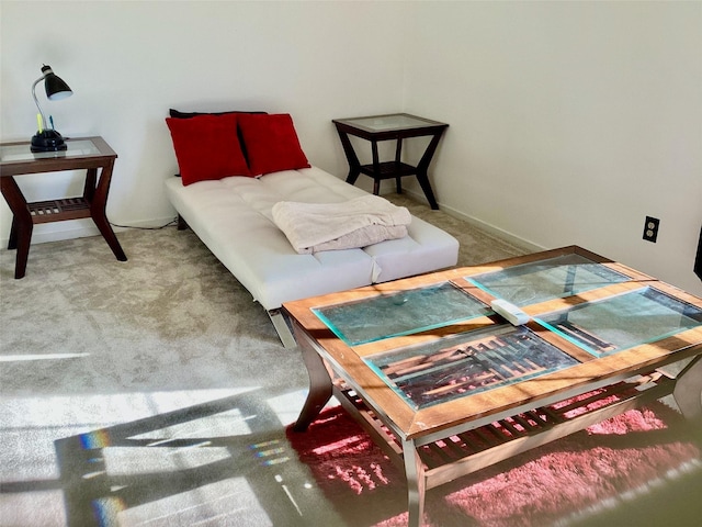 bedroom featuring carpet floors