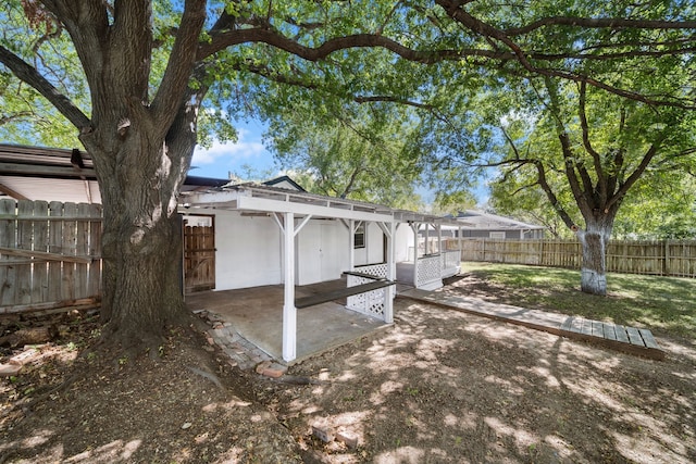 exterior space featuring a patio area