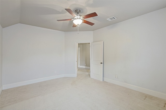 spare room with carpet floors and crown molding