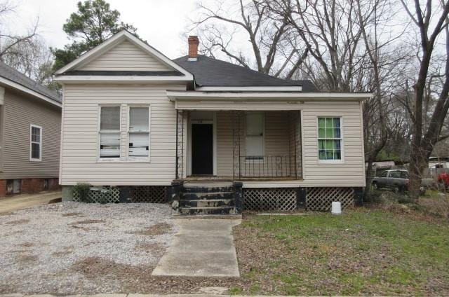 view of bungalow-style house