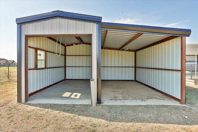 view of outbuilding