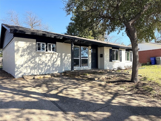 view of ranch-style home