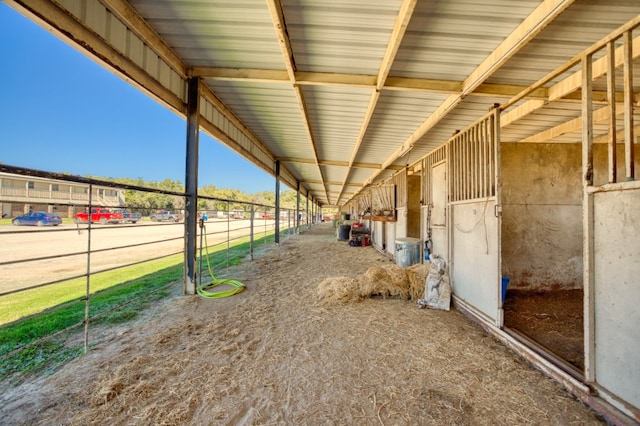 view of stable