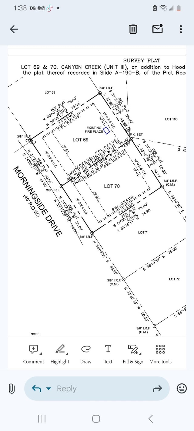 2310 Morningside Dr, Granbury TX, 76048 land for sale