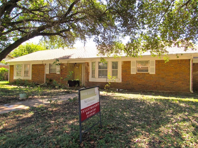 view of ranch-style house