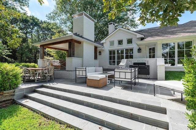 view of patio / terrace with outdoor lounge area