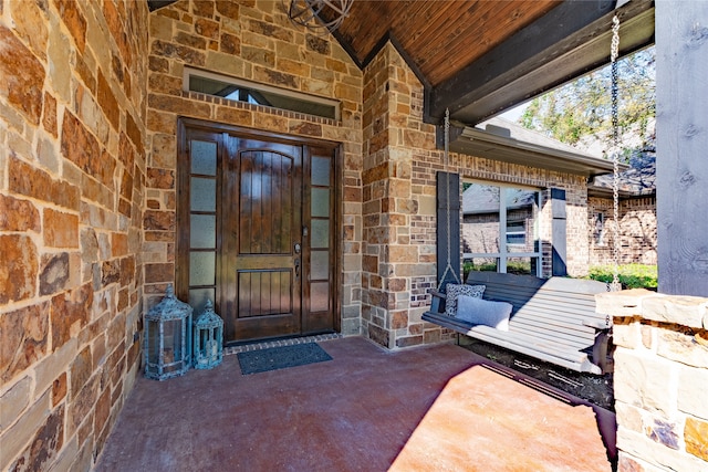 view of entrance to property