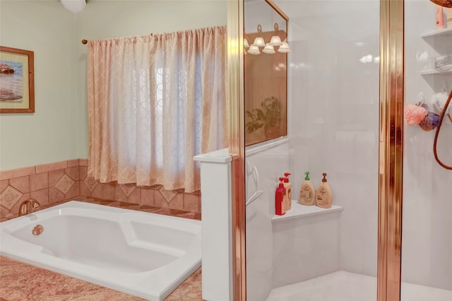 13823 Llano Dr, Weatherford, TX 76087 - bathroom featuring a bath and a shower stall