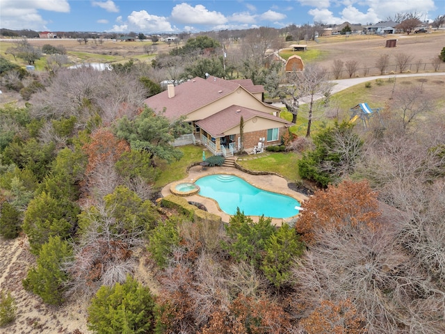 13823 Llano Dr, Weatherford, TX 76087 - view of subject property featuring a pool area