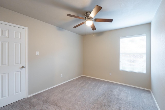 6532 Sierra Madre Dr, Fort Worth, TX 76179 - empty room featuring baseboards, ceiling fan, and carpet