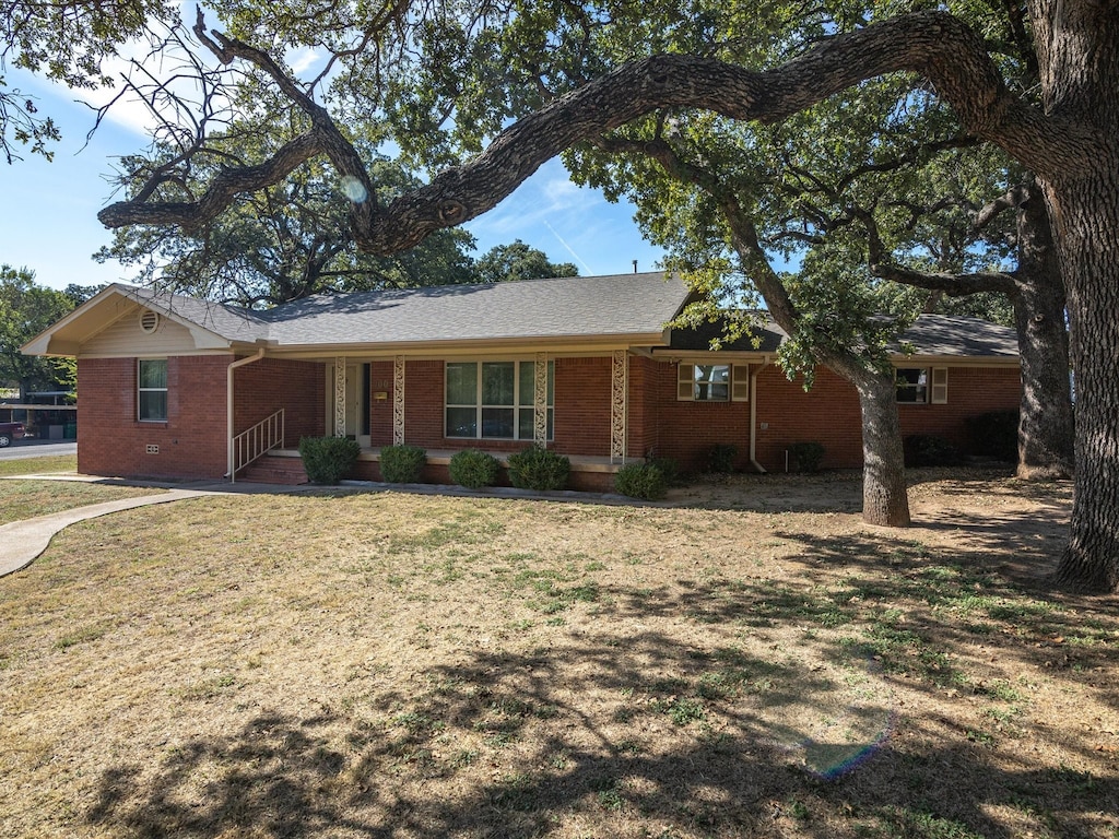 view of ranch-style home