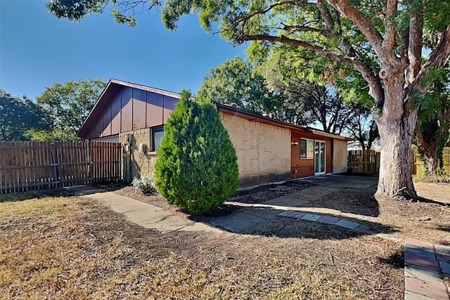 view of side of home