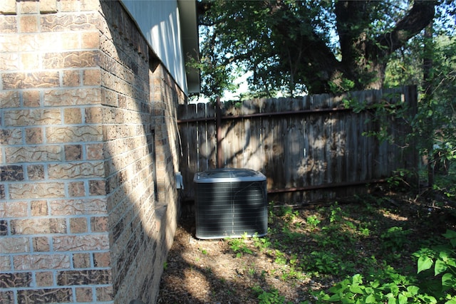 exterior details featuring cooling unit