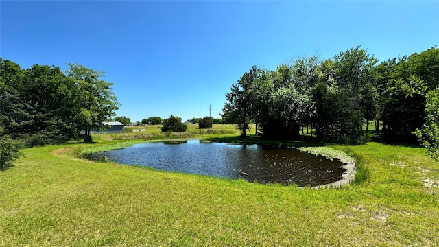 view of water feature