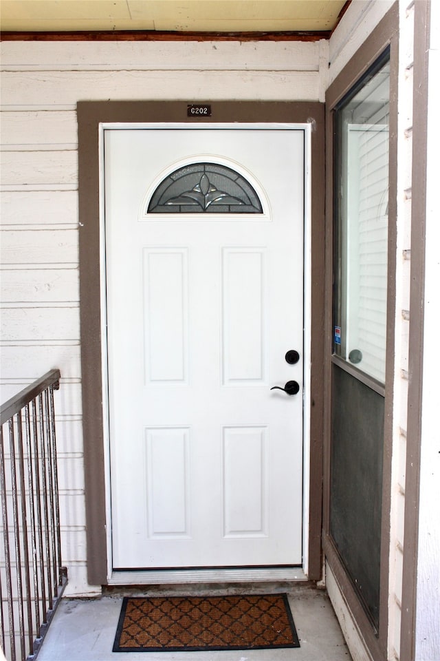 view of property entrance