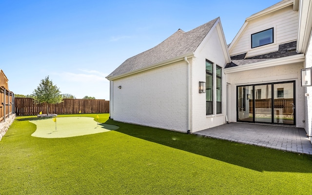 exterior space with a patio