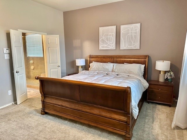 bedroom with carpet flooring