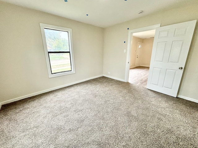 interior space with carpet flooring