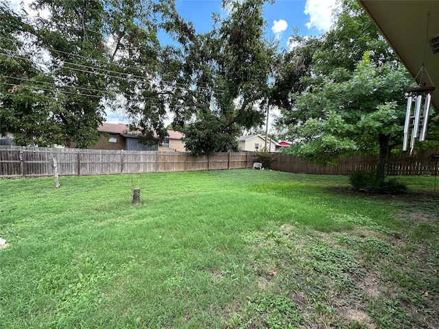 view of yard