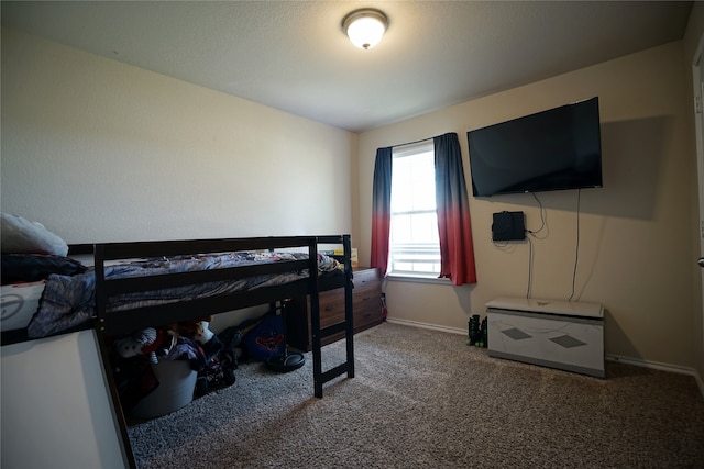 bedroom with carpet flooring