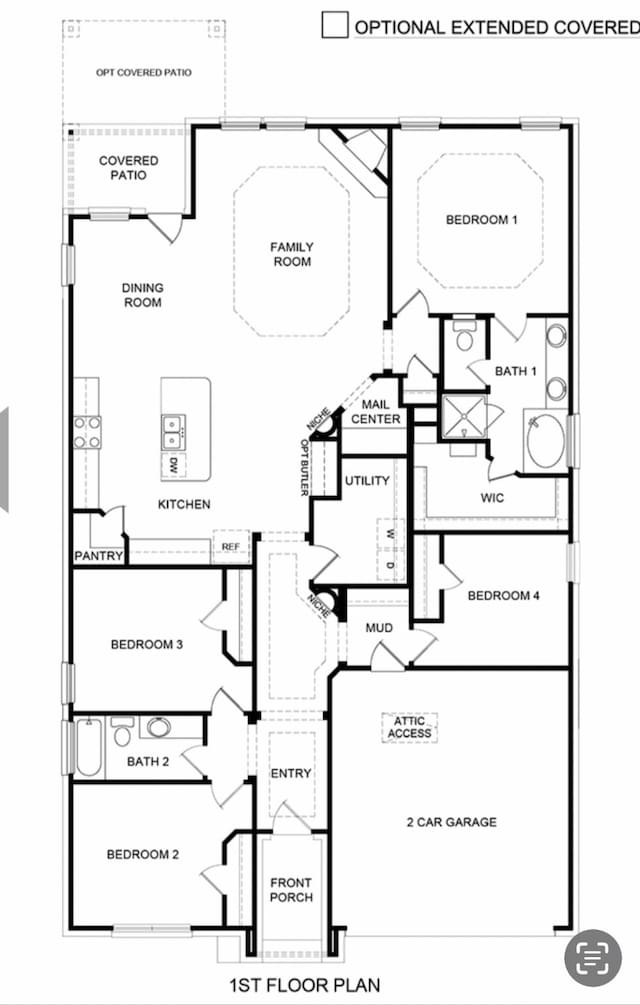4111 Beamer Dr, Forney, TX 75126 - view of layout