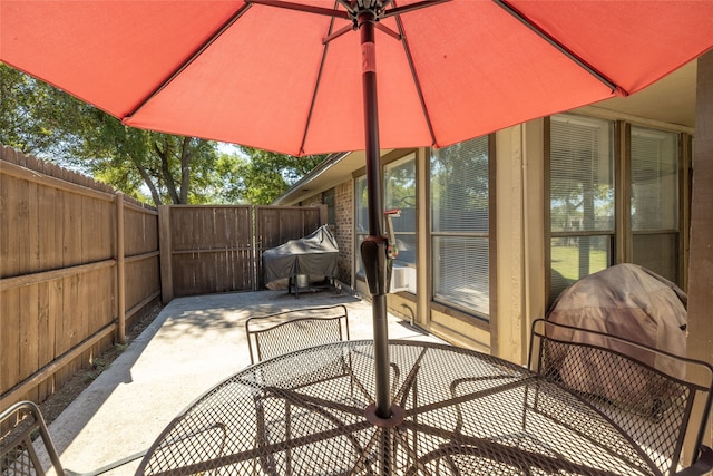 view of patio