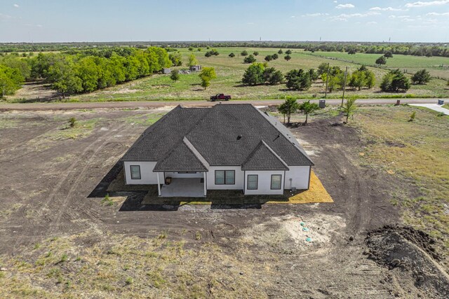 bird's eye view featuring a rural view