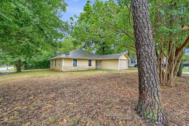 view of ranch-style home