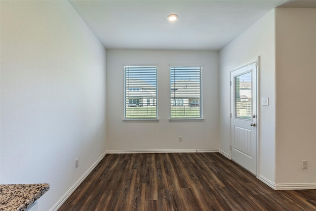 6049 Pensby Dr, Celina, TX 76227 - interior space with dark wood-style floors and baseboards