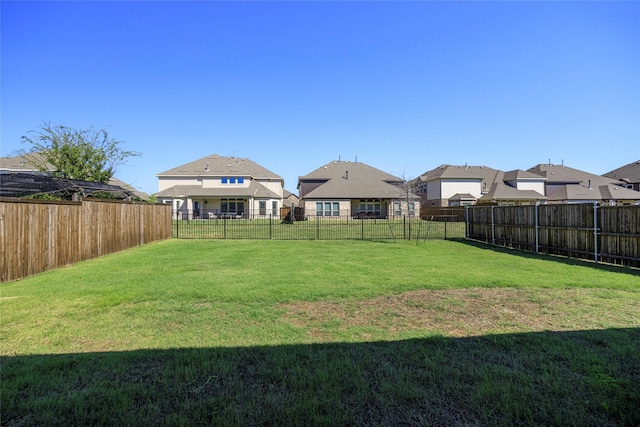6049 Pensby Dr, Celina, TX 76227 - view of yard with a fenced backyard and a residential view