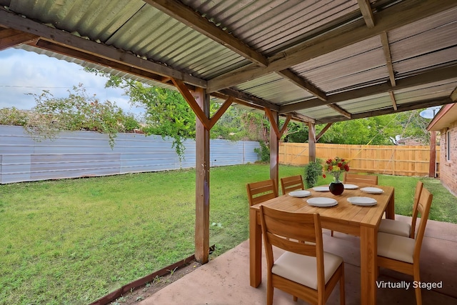 view of patio