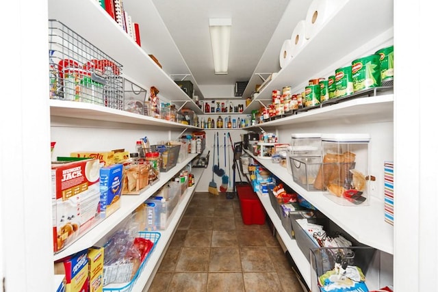 view of pantry