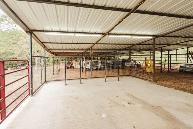 view of horse barn