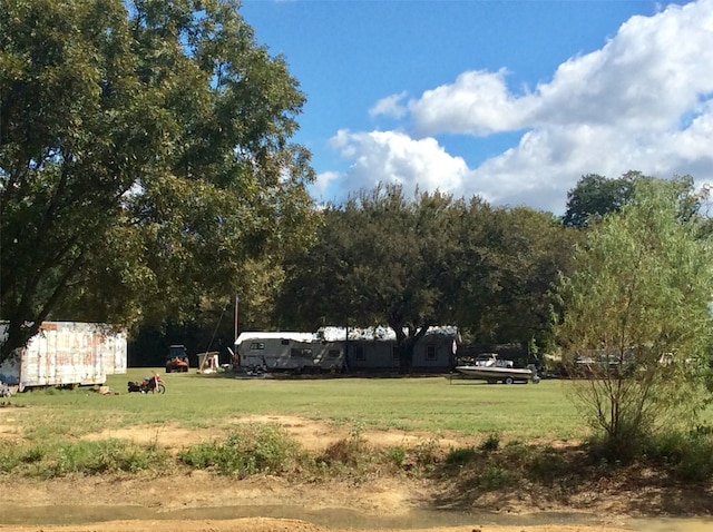 view of community featuring a yard