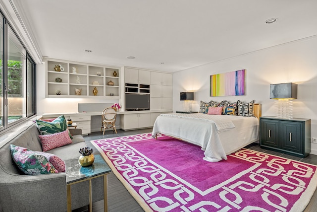 bedroom featuring recessed lighting