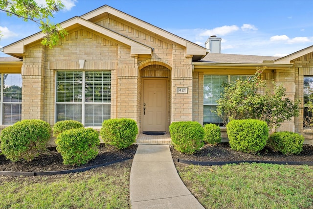 view of ranch-style home