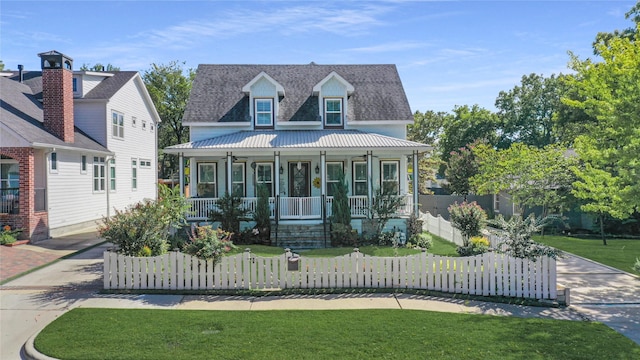 view of front of house with a porch