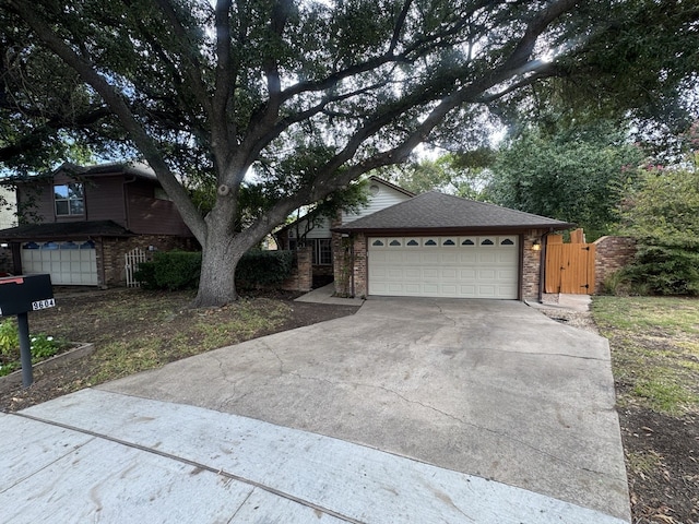 ranch-style house with a garage