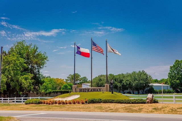 315 Highlander Hts, Hideaway, TX 75771 - exterior space with a lawn and fence