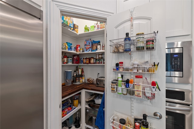 view of pantry