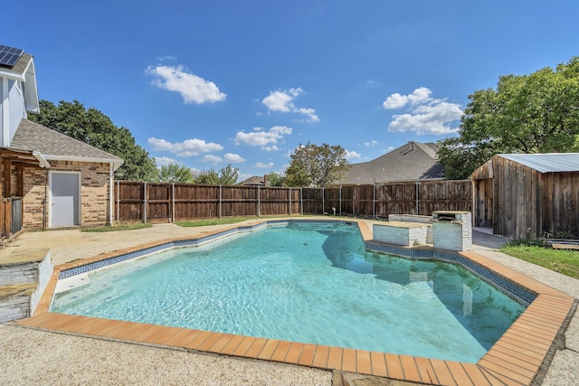 view of pool